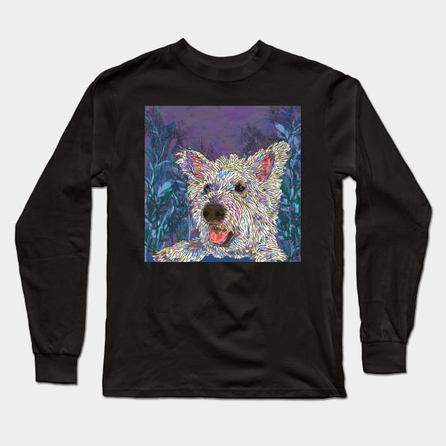 West Highland Terrier Long Sleeve T-Shirt by lottibrown